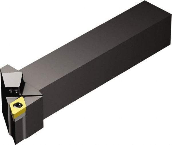 Sandvik Coromant - SDJCR/L..HP, Right Hand Cut, -3° Lead Angle, 32mm Shank Height x 25mm Shank Width, Neutral Rake Indexable Turning Toolholder - 170mm OAL, DCMT 11 T3 08, DCMT 3(2.5)2 Insert Compatibility, Series CoroTurn 107 - USA Tool & Supply