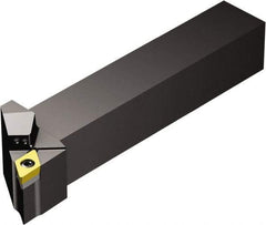 Sandvik Coromant - SDJCR/L..HP, Right Hand Cut, -3° Lead Angle, 32mm Shank Height x 25mm Shank Width, Neutral Rake Indexable Turning Toolholder - 170mm OAL, DCMT 11 T3 08, DCMT 3(2.5)2 Insert Compatibility, Series CoroTurn 107 - USA Tool & Supply