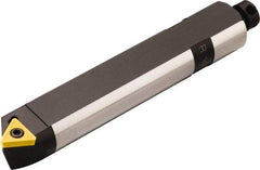 Sandvik Coromant - Series CoroTurn 107 Cardridge for Turning, Left Hand, 140.0 Toolholder Compatibility, TCMT 16T308 Insert Compatibility, Indexable Turning Cartridge - Screw Holding Method, 128mm OAL x 2.4mm OAW - USA Tool & Supply