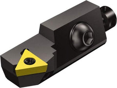 Sandvik Coromant - Series CoroTurn 107, Left Hand, STTCR/L..CA Toolholder Compatibility, TCMT 06 T1 02, TCMT 1.2(1.2)0 Insert Compatibility, Indexable Turning Cartridge - Screw Holding Method, 25mm OAL - USA Tool & Supply