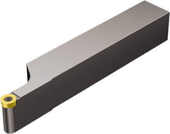 Sandvik Coromant - SRDC, Left Hand Cut, 32mm Shank Height x 25mm Shank Width, Neutral Rake Indexable Turning Toolholder - 170mm OAL, RCMT 08 03 M0 Insert Compatibility, Series CoroTurn 107 - USA Tool & Supply