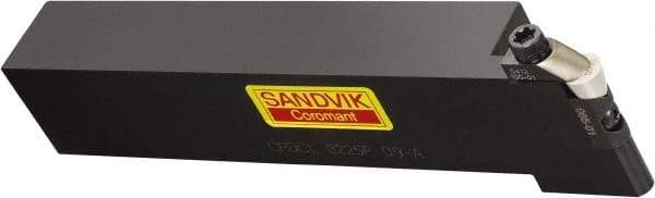 Sandvik Coromant - CRDC, Left Hand Cut, 32mm Shank Height x 25mm Shank Width, Neutral Rake Indexable Turning Toolholder - 170mm OAL, RCGX 09 07 00 Insert Compatibility, Series T-Max - USA Tool & Supply