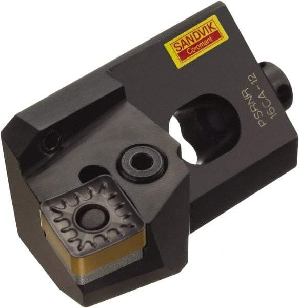 Sandvik Coromant - TCMT222 KM Grade H13A Carbide Turning Insert - Uncoated, 60° Triangle, 1/4" Inscr Circle, 1/8" Thick, 1/32" Corner Radius - USA Tool & Supply