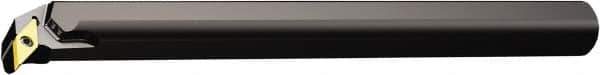 Sandvik Coromant - 33mm Min Bore Diam, 300mm OAL, 25mm Shank Diam, A..SVQBR/L..HP-D Indexable Boring Bar - Screw-On Holding Method - USA Tool & Supply