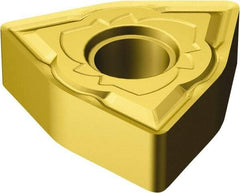 Sandvik Coromant - WNMG431 SM Grade S05F Carbide Turning Insert - 80° Trigon, 1/2" Inscr Circle, 3/16" Thick, 1/64" Corner Radius - USA Tool & Supply