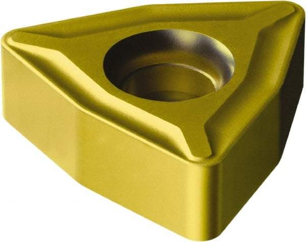 Sandvik Coromant - WNMX1509 MM Grade 2025 Carbide Turning Insert - TiCN/AI2O3/TiN Finish, 80° Trigon, 22.23mm Inscr Circle, 3/8" Thick, 11mm Corner Radius - USA Tool & Supply