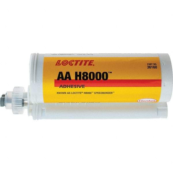 Loctite - 490 mL Cartridge Two Part Methacrylate Adhesive - 30 min Working Time - USA Tool & Supply