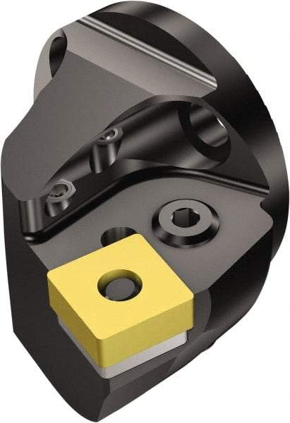 Sandvik Coromant - Left Hand Cut, Size 40, SNMG 12 04 08 & SNMG 432 Insert Compatiblity, External Modular Turning & Profiling Cutting Unit Head - 22mm Ctr to Cutting Edge, 35mm Head Length, Through Coolant, Series T-Max P - USA Tool & Supply