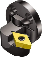 Sandvik Coromant - Right Hand Cut, Size 40, TR-DC1308 Insert Compatiblity, Internal Modular Turning & Profiling Cutting Unit Head - 37mm Ctr to Cutting Edge, 25.7mm Head Length, Through Coolant, Series CoroTurn TR - USA Tool & Supply