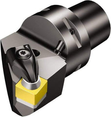 Sandvik Coromant - Right Hand Cut, Size C4, SNG 452 & SNGN 12 07 08 Insert Compatiblity, Modular Turning & Profiling Cutting Unit Head - 27mm Ctr to Cutting Edge, 53.05mm Head Length, Through Coolant, Series T-Max - USA Tool & Supply