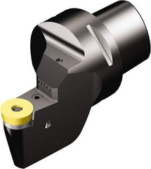 Sandvik Coromant - Right Hand Cut, Size C10, RCMX 32 09 00 Insert Compatiblity, External Modular Turning & Profiling Cutting Unit Head - 35mm Ctr to Cutting Edge, 134mm Head Length, Through Coolant, Series T-Max P - USA Tool & Supply