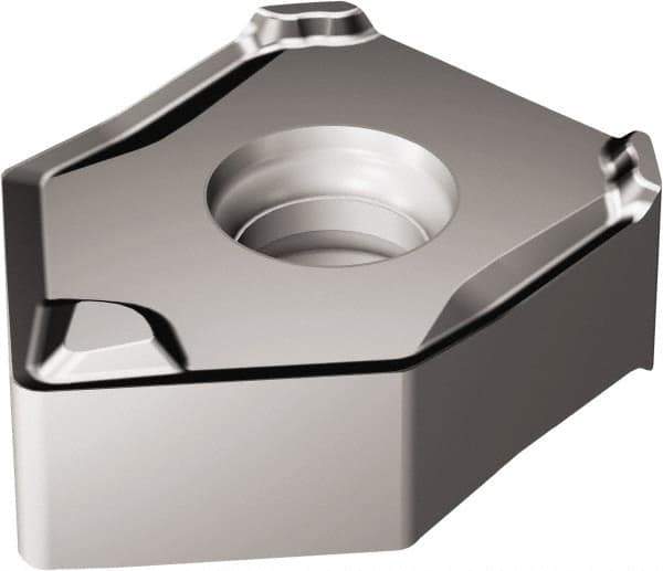 Sandvik Coromant - 345N1305 PW8 Grade 1010 Carbide Milling Insert - TiAlN2 Finish, 5.6mm Thick, 13mm Inscribed Circle - USA Tool & Supply
