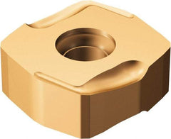 Sandvik Coromant - N3651505 PW4 Grade 1030 Carbide Milling Insert - TiAlN Finish, 5.66mm Thick, 15mm Inscribed Circle - USA Tool & Supply