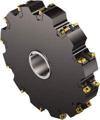 Sandvik Coromant - Arbor Connection, 1.2126" Cutting Width, 4.5079" Depth of Cut, 315mm Cutter Diam, 2.3622" Hole Diam, Indexable Slotting Cutter - 2.3622" Shank Diam, N331.1A-11 Insert, Neutral Cutting Direction - USA Tool & Supply