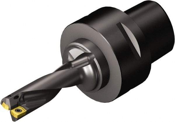 Sandvik Coromant - 38mm Max Drill Depth, 2xD, 12.7mm Diam, Indexable Insert Drill - C6 Coromant Shank - USA Tool & Supply