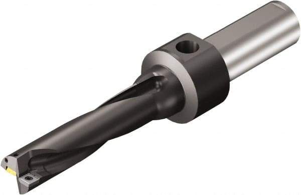 Sandvik Coromant - 158.7mm Max Drill Depth, 4xD, 39.67mm Diam, Indexable Insert Drill - 38.1mm Shank Diam, 1.5 Cylindrical Shank - USA Tool & Supply