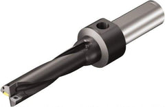 Sandvik Coromant - 171.4mm Max Drill Depth, 4xD, 42.85mm Diam, Indexable Insert Drill - 38.1mm Shank Diam, 1.5 Cylindrical Shank - USA Tool & Supply