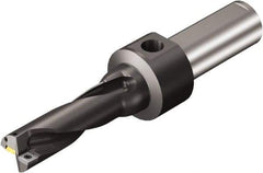 Sandvik Coromant - 161.93mm Max Drill Depth, 3xD, 53.98mm Diam, Indexable Insert Drill - 38.1mm Shank Diam, 1.5 Cylindrical Shank - USA Tool & Supply