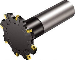 Sandvik Coromant - 42 Connection, 97mm Cutter Diam, 1.6535" Hole Diam, 8 Tooth Indexable Slotting Cutter - R331.52..Axx..R Toolholder, N331.1A-08 Insert, Right Hand Cutting Direction - USA Tool & Supply