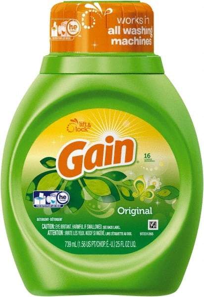 Gain - 25 oz Liquid Laundry Detergent - Original Scent - USA Tool & Supply