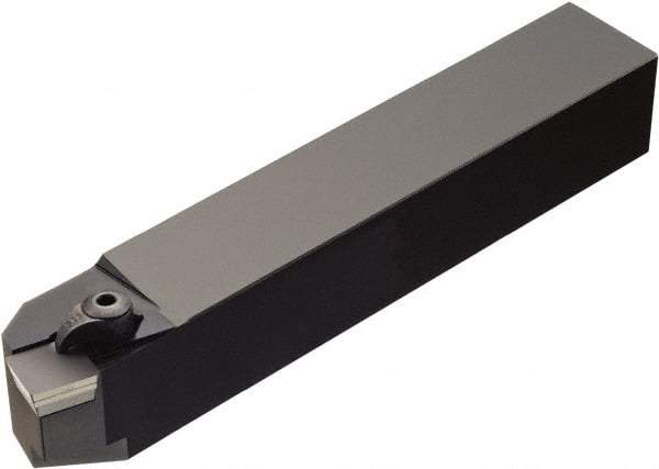 Sandvik Coromant - CSBPR/L, Right Hand Cut, 15° Lead Angle, 25mm Shank Height x 25mm Shank Width, Positive Rake Indexable Turning Toolholder - 150mm OAL, SPUN 12 03 08, SPU 422 Insert Compatibility, Series T-Max S - USA Tool & Supply