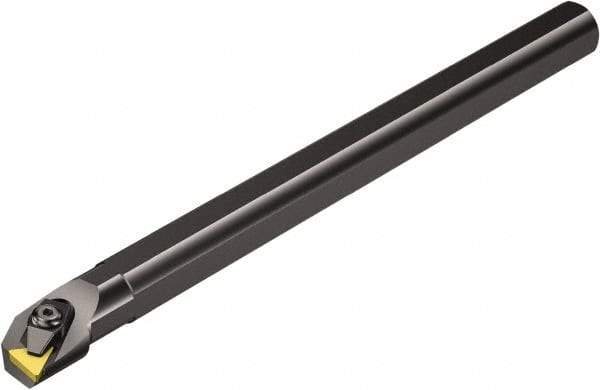 Sandvik Coromant - 12mm Min Bore Diam, 125mm OAL, 10mm Shank Diam, R/L136.9 Indexable Boring Bar - TCGR 1.2(1)0, TCGR 06 01 02 Insert, Clamp Holding Method - USA Tool & Supply
