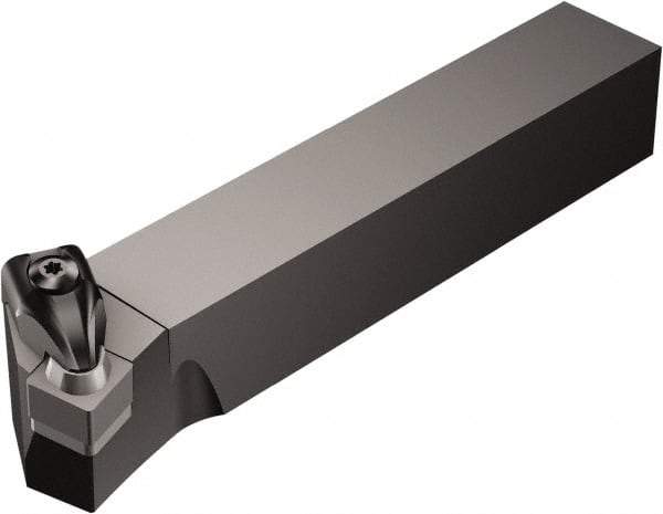 Sandvik Coromant - CSKNR/L, Left Hand Cut, 15° Lead Angle, 25mm Shank Height x 25mm Shank Width, Negative Rake Indexable Turning Toolholder - 153.05mm OAL, SNGN 12 07 08, SNG 452 Insert Compatibility, Series T-Max - USA Tool & Supply