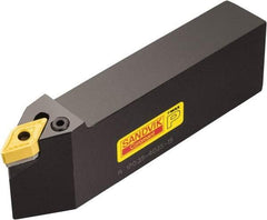 Sandvik Coromant - R/L170.35, Right Hand Cut, -3° Lead Angle, 40mm Shank Height x 25mm Shank Width, Negative Rake Indexable Turning Toolholder - 145mm OAL, DNMG 15 06 08, DNMG 442 Insert Compatibility, Series T-Max P - USA Tool & Supply