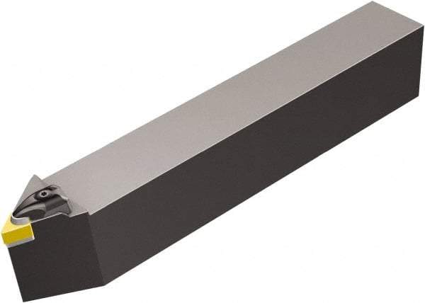 Sandvik Coromant - CDNNN, Neutral Cut, 27.5° Lead Angle, 50mm Shank Height x 40mm Shank Width, Negative Rake Indexable Turning Toolholder - 300mm OAL, DNGN 15 07 08, DNG 452 Insert Compatibility, Series T-Max - USA Tool & Supply