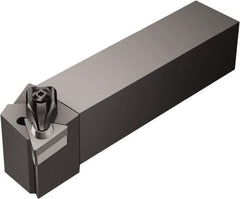 Sandvik Coromant - CTGNR/L, Right Hand Cut, -1° Lead Angle, 25mm Shank Height x 25mm Shank Width, Negative Rake Indexable Turning Toolholder - 150mm OAL, TNGN 16 07 08, TNG 352 Insert Compatibility, Series T-Max - USA Tool & Supply