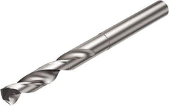 Sandvik Coromant - 9.55mm 135° Solid Carbide Jobber Drill - Uncoated, Right Hand Cut, Cylindrical Shank, 93mm OAL - USA Tool & Supply