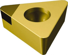 Sandvik Coromant - TCGW1.21.21 Grade 7525 CBN Turning Insert - TiN Finish, 60° Triangle, 5/32" Inscr Circle, 5/64" Thick, 1/64" Corner Radius - USA Tool & Supply