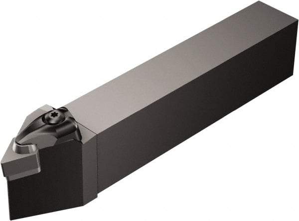 Sandvik Coromant - DDNNR/L..-3, Right Hand Cut, 27.5° Lead Angle, 32mm Shank Height x 25mm Shank Width, Negative Rake Indexable Turning Toolholder - 170mm OAL, DNGQ 15 07 08, DNGQ 452 Insert Compatibility, Series T-Max P - USA Tool & Supply
