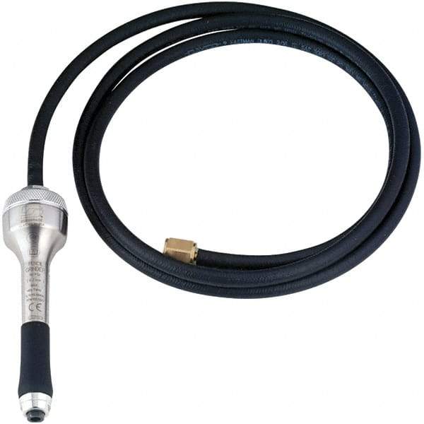 Dynabrade - 3/32" Collet, Straight Handle, Air Straight Die Grinder - 100,000 RPM, Rear Exhaust, 6 CFM, 0.1 hp, 90 psi, 1/4 NPT Inlet - USA Tool & Supply