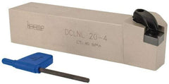 Iscar - DCLN, Left Hand Cut, 95° Lead Angle, 1-1/4" Shank Height x 1-1/4" Shank Width, Negative Rake Indexable Turning Toolholder - 6" OAL, CN.. Insert Compatibility, Series Isoturn - USA Tool & Supply