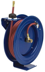 CoxReels - 50' Spring Retractable Hose Reel - 250 psi, Hose Included - USA Tool & Supply