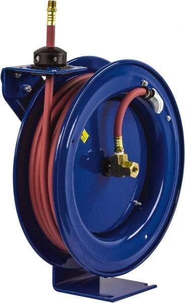 CoxReels - 25' Spring Retractable Hose Reel - 250 psi, Hose Included - USA Tool & Supply