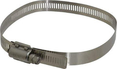 IDEAL TRIDON - SAE Size 80, 2-7/16 to 5-1/2" Diam, Stainless Steel Quick Engagement Hose Worm Drive Clamp - Material Grade 304 - USA Tool & Supply