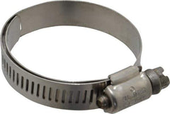 IDEAL TRIDON - SAE Size 24, 1-1/16 to 2" Diam, Stainless Steel Lined Worm Drive Clamp - Material Grade 316 - USA Tool & Supply