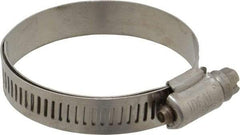 IDEAL TRIDON - SAE Size 28, 1-1/4 to 2-1/4" Diam, Stainless Steel Lined Worm Drive Clamp - Material Grade 316 - USA Tool & Supply