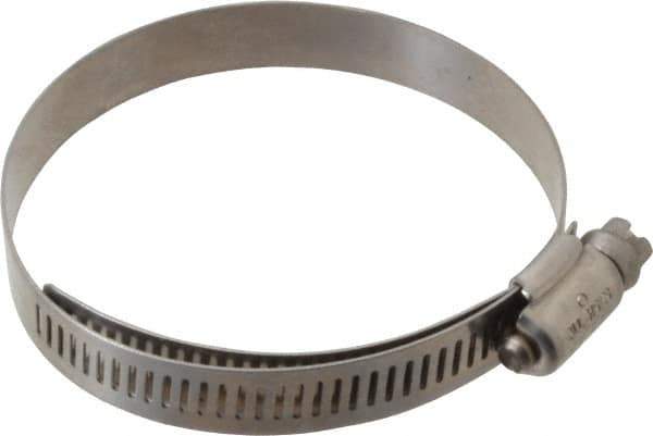 IDEAL TRIDON - SAE Size 40, 2-1/16 to 3" Diam, Stainless Steel Lined Worm Drive Clamp - Material Grade 316 - USA Tool & Supply