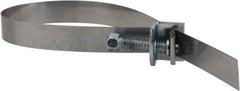 IDEAL TRIDON - SAE Size 48, 1 to 3-1/2" Diam, Galvanized Steel Adjustable Strap Worm Drive Clamp - USA Tool & Supply