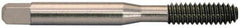 Balax - 3/8-24 UNF H12 Thread Limit Bottoming Thread Forming Tap - High Speed Steel, Bright Finish, 2-15/16" OAL, 1-1/4" Thread Length, Right Hand Thread, Series BXB - Exact Industrial Supply