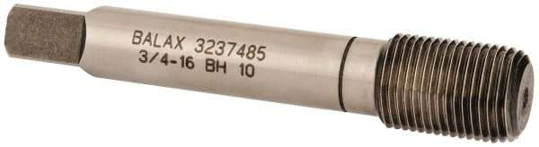 Balax - 3/4-16 UNF H10 Thread Limit Bottoming Thread Forming Tap - High Speed Steel, Bright Finish, 4-1/4" OAL, 1" Thread Length, Right Hand Thread, Series BXB - Exact Industrial Supply