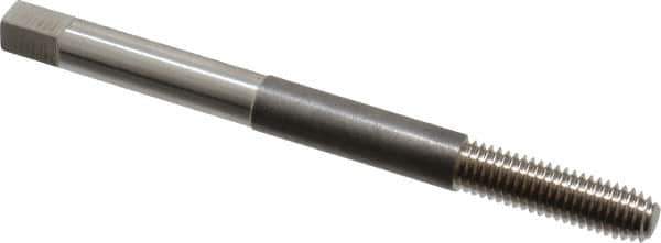 Balax - M8x1.25 Metric Coarse D5 Bright Finish High Speed Steel Thread Forming Extension Tap - Bottoming Chamfer, 4" OAL, 1-1/8" Thread Length, 4H Class of Fit - USA Tool & Supply