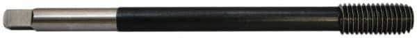 Balax - M12x1.75 Metric Coarse D6 Bright Finish High Speed Steel Thread Forming Extension Tap - Bottoming Chamfer, 6" OAL, 1" Thread Length, 4H Class of Fit - USA Tool & Supply