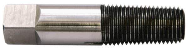 Balax - 3/4-14 NPTF, Bright Finish, High Speed Steel, Thread Forming Pipe Tap - 3-1/4 Inch Overall Length, 1-3/8 Inch Thread Length, 29/32 Inch Shank Diameter, 11/16 Inch Square Length, 0.679 Inch Square Size, Series BXPT - USA Tool & Supply