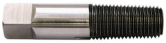 Balax - 3/4-14 NPTF, Bright Finish, High Speed Steel, Thread Forming Pipe Tap - 3-1/4 Inch Overall Length, 1-3/8 Inch Thread Length, 29/32 Inch Shank Diameter, 11/16 Inch Square Length, 0.679 Inch Square Size, Series BXPT - USA Tool & Supply
