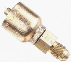 Parker - 1-5/16-12 Male JIC 37D Flare Steel Hydraulic Hose Male Rigid Fitting - -16 Hose Size, 1" Hose Diam, Series 43 - USA Tool & Supply