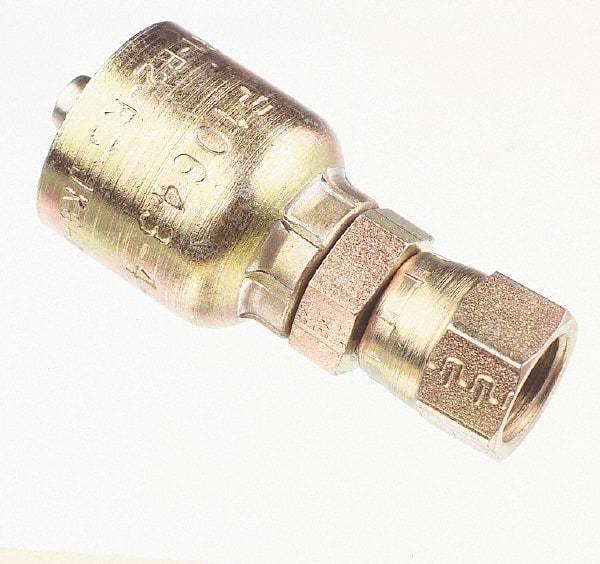 Parker - 3/4 Thread Hydraulic Hose Fitting - -16 Hose Size, 1" Hose Diam - USA Tool & Supply
